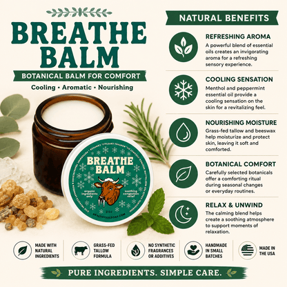 Health y Sol Body Balm Breathe Botanical Balm – 2 oz