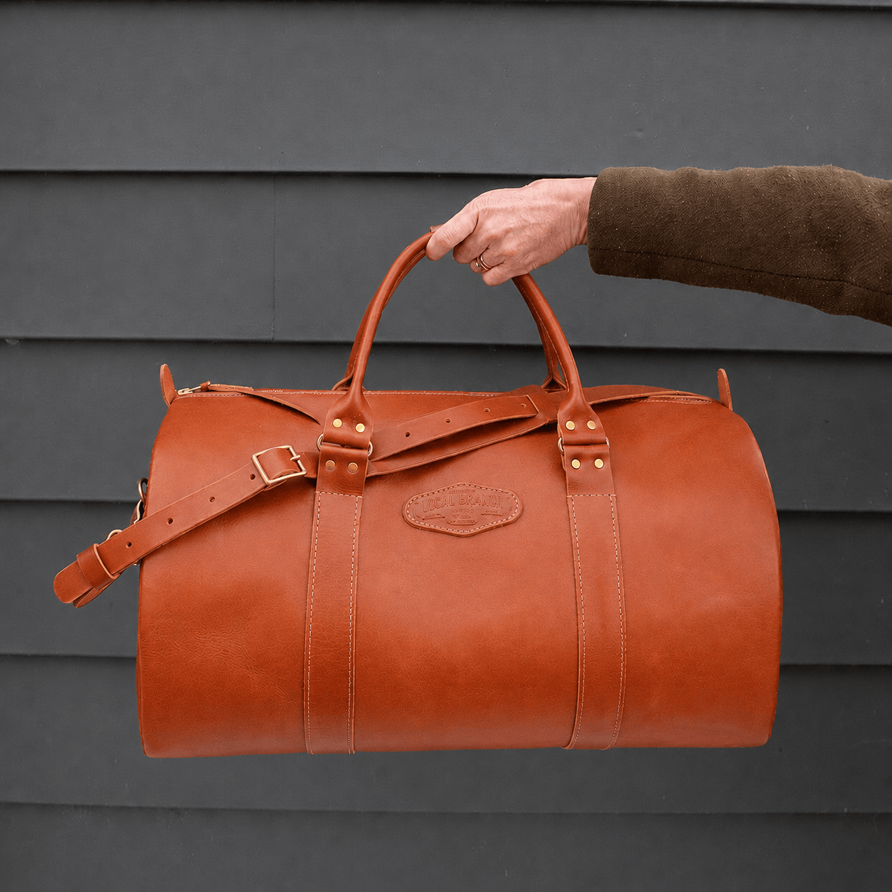 The Local Branch Duffle Weekender / Caramel Small Batch Roadtrip Duffle