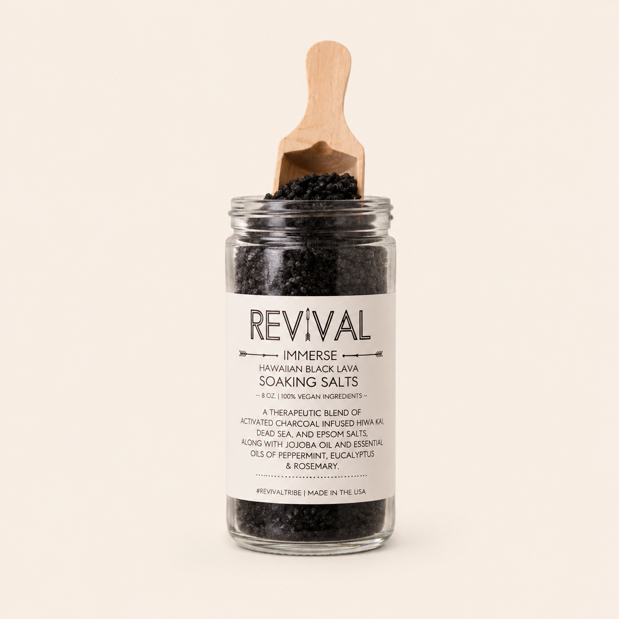 Immerse Soaking Salts – Hawaiian Black Lava