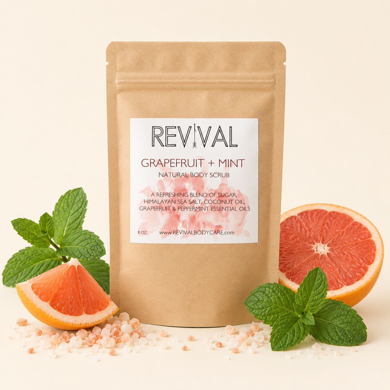 Grapefruit + Mint Body Scrub