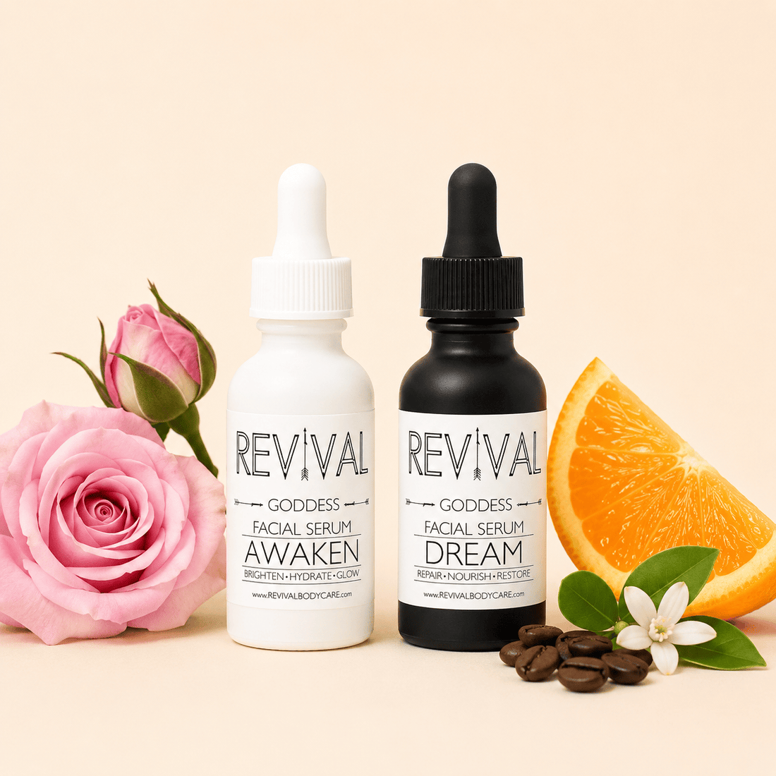 Revival Body Care FACE SERUM Goddess Facial Serum Set