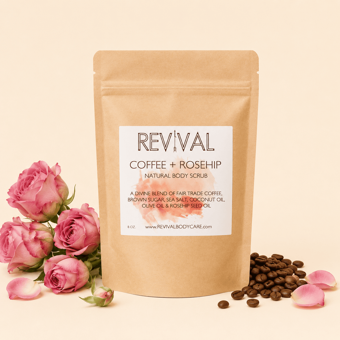 Revival Body Care BODY SCRUB Coffee + Rosehip Body Scrub