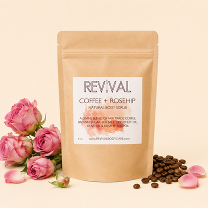 Coffee + Rosehip Body Scrub