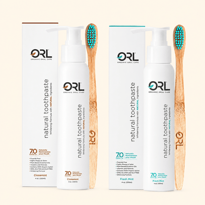ORL Bundle Yours &amp; Mine Toothpaste Combo - Fresh Mint &amp; Cinnamint