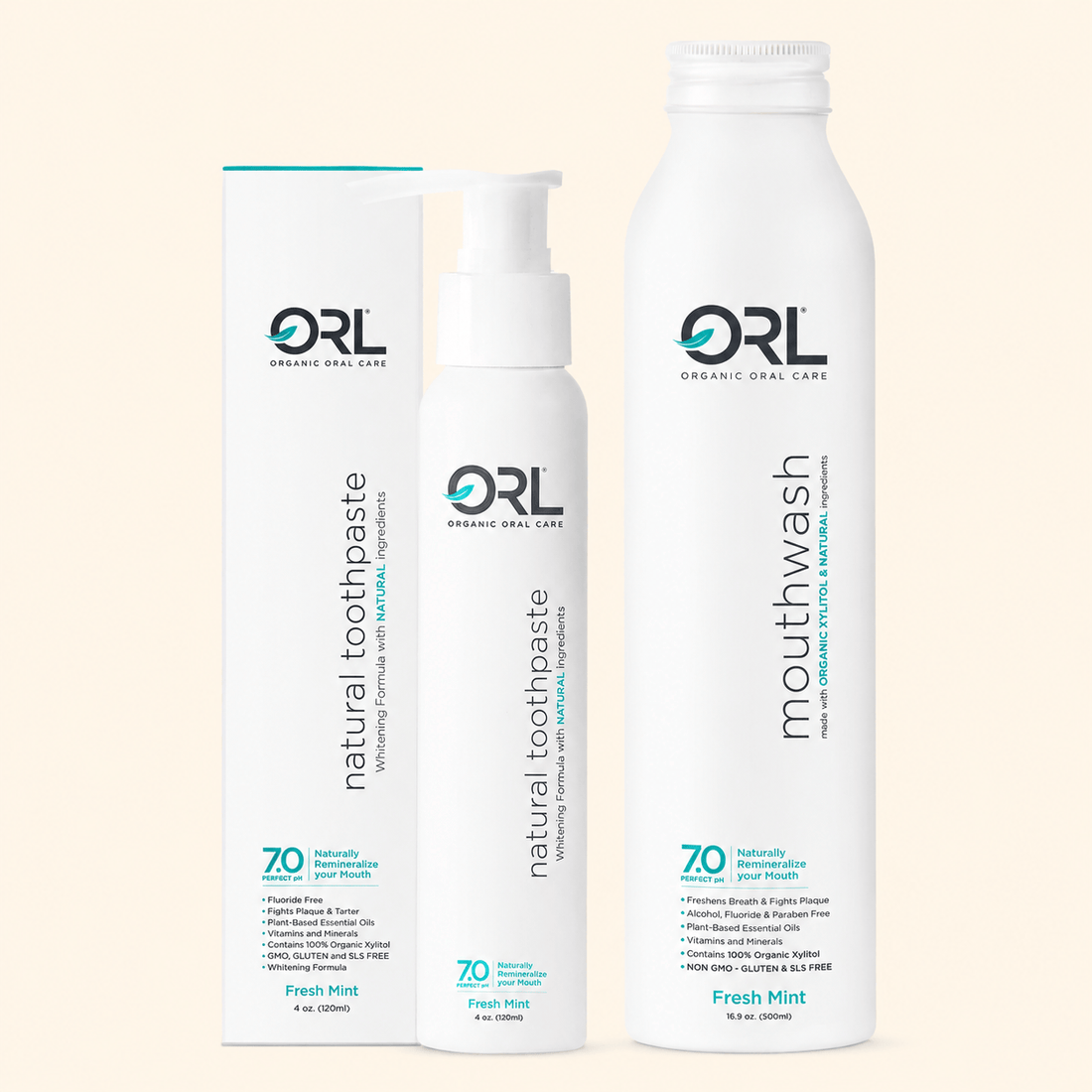 ORL Toothpaste Toothpaste &amp; Mouthwash Bundle