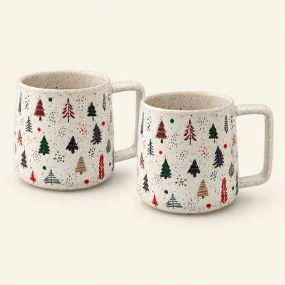 Festive Fir Stoneware Mug