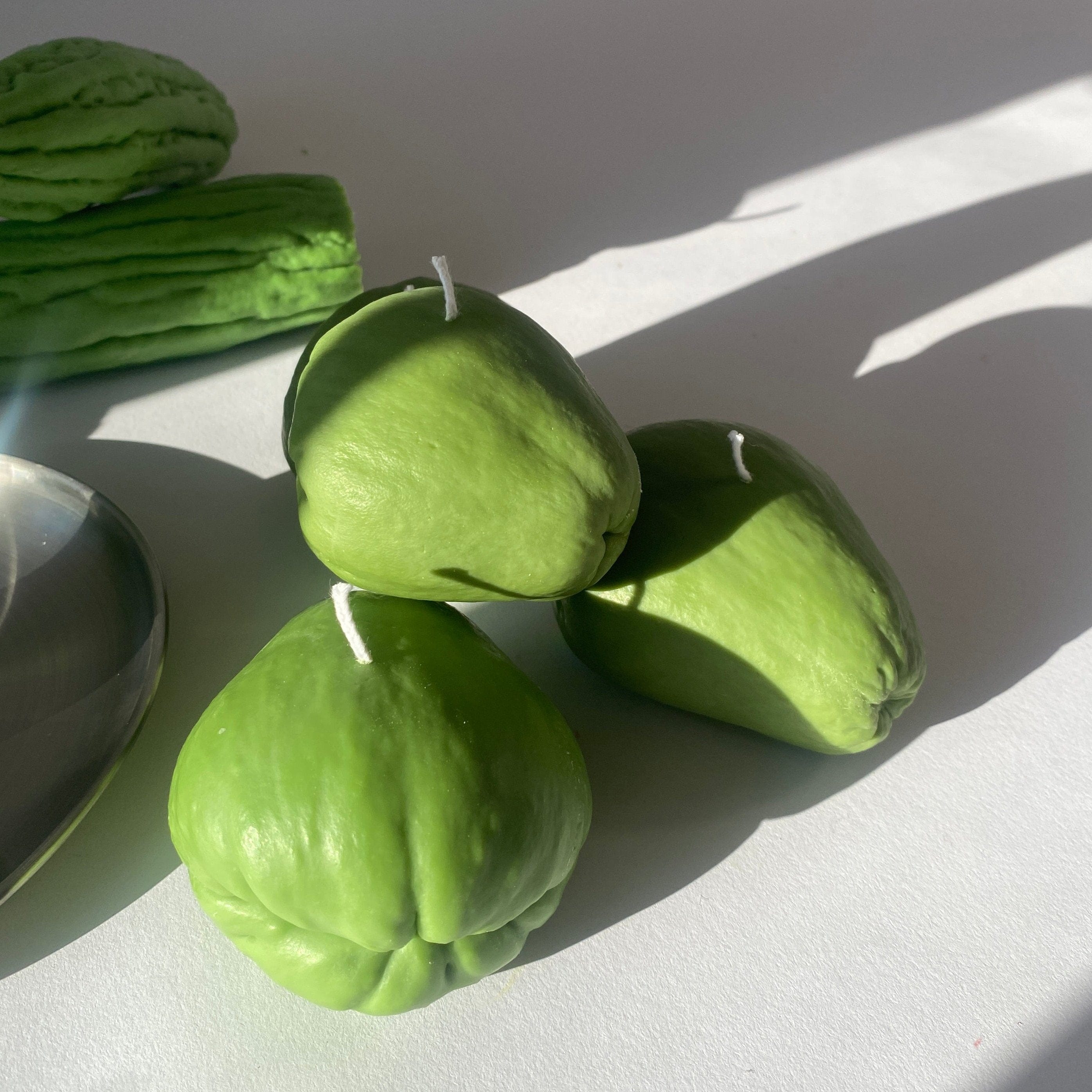 Scandles Farmers Markets Green / Citrus / Single Chayote Chayote Squash Candle