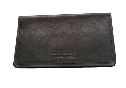 Rogue Industries American Bison - Black Leather Checkbook Cover