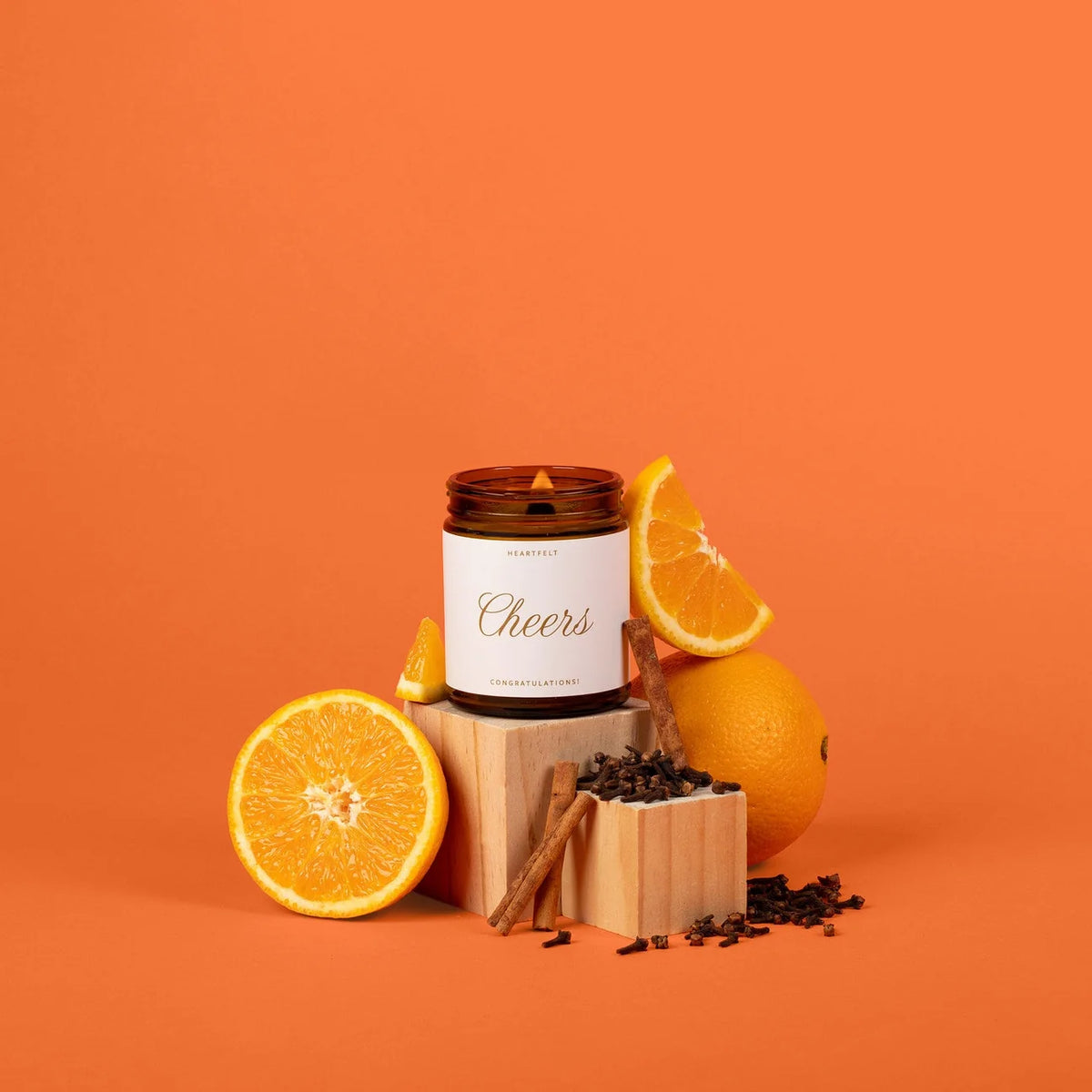 Cheers! Congratulations Jar Candle