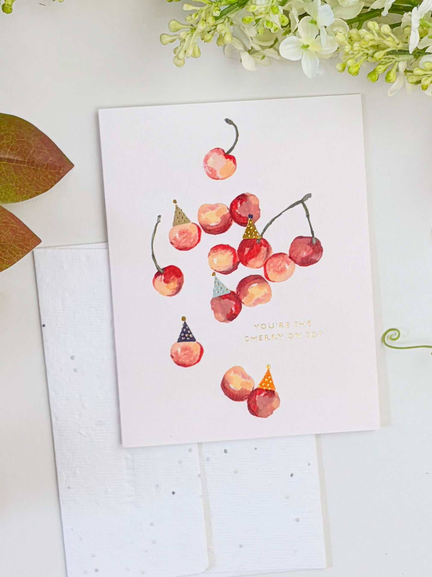 Cherry on Top - Seeded Birthday Card