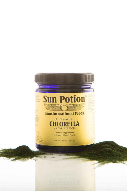 Sun Potion Adaptogen 111g Jar Chlorella Powder (Organic, Sound Processed)