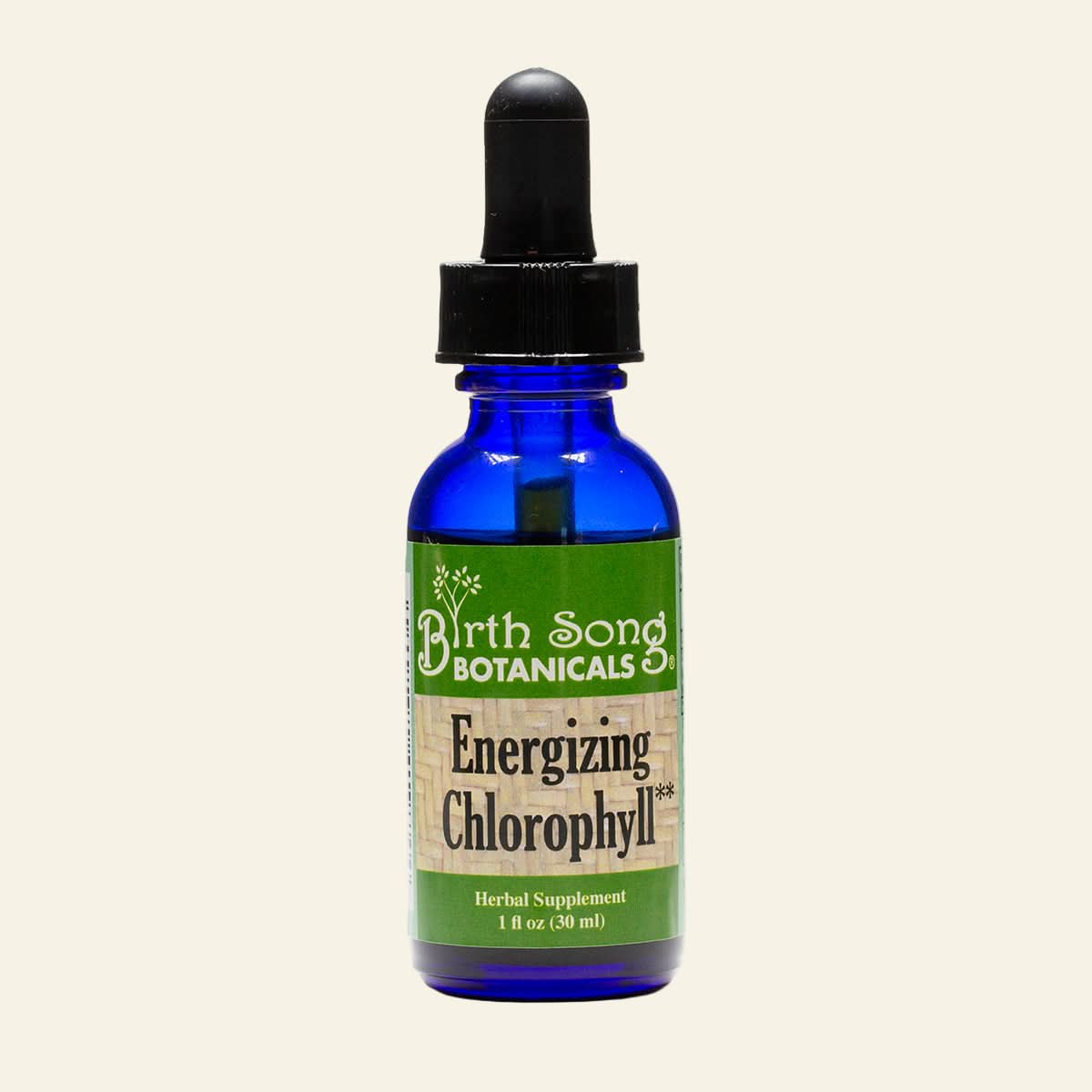 Birth Song Botanicals Co. Tinctures Default Chlorophyll Liquid Drops with Peppermint – 1 oz.