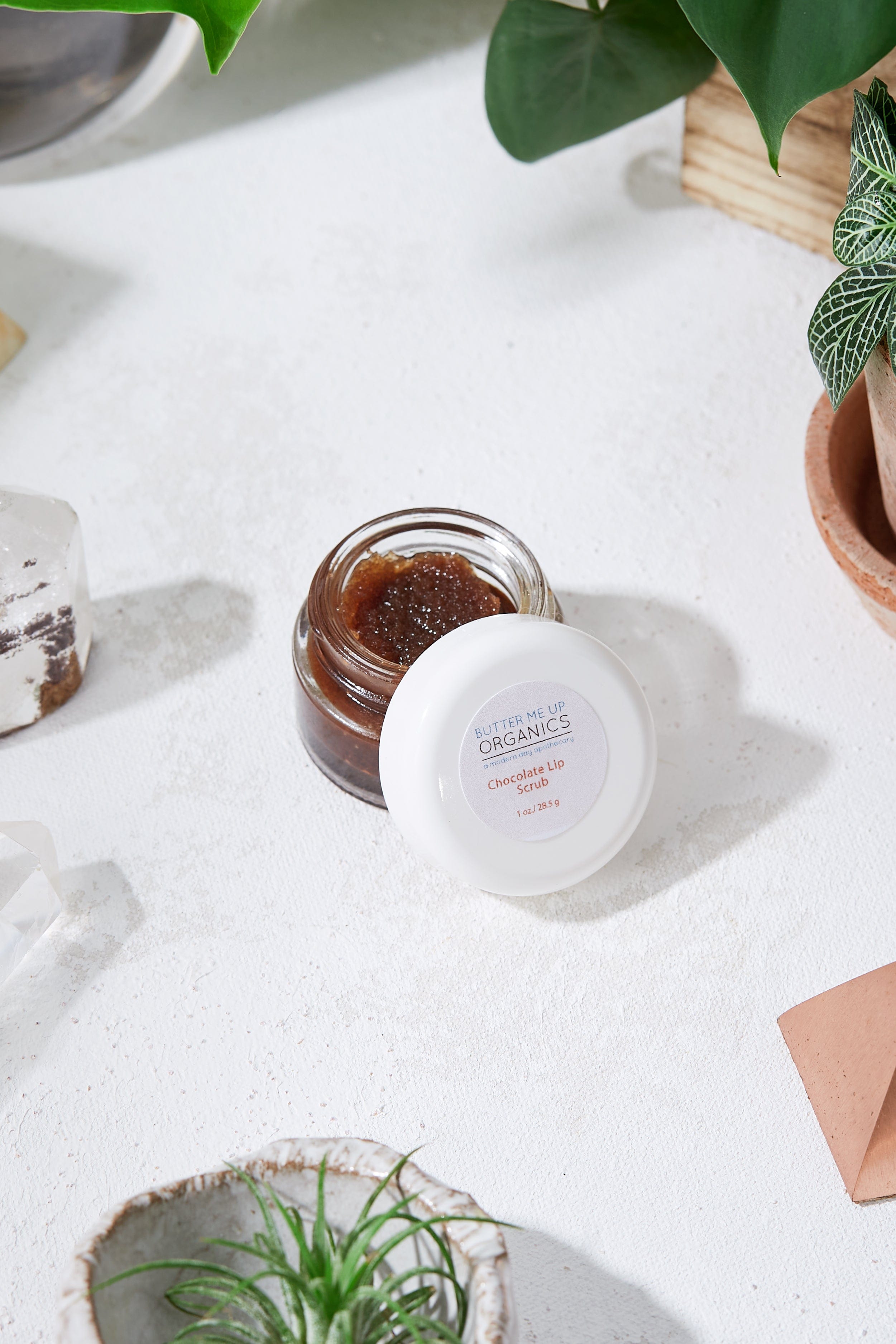 Butter Me Up Organics Face Organic Chocolate Lip Scrub Flaky Chapped Lips