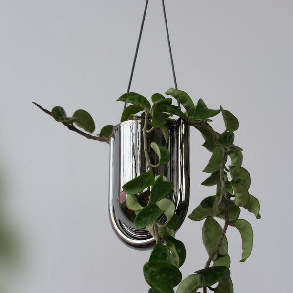 Misewell Pots & Planters Chrome Portico Planter - Chrome