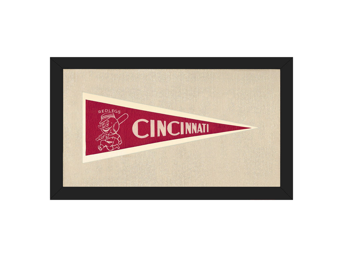 Vintage Cincinnati Reds Pennant