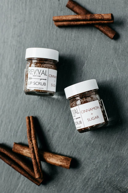Revival Body Care LIP SCRUB CINNAMON + SUGAR LIP SCRUB