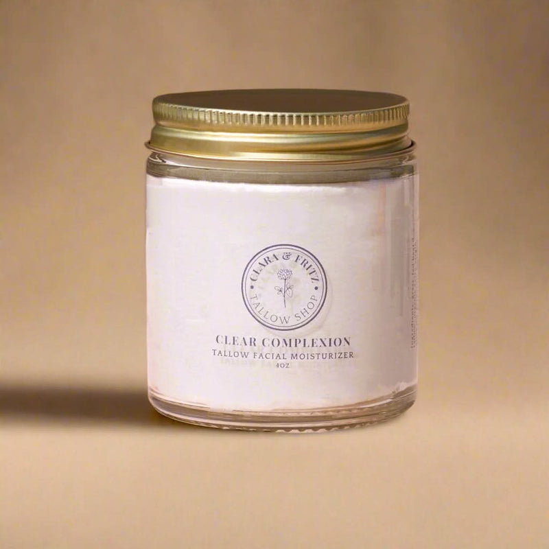 Clara & Fritz Tallow Shop Lotion & Moisturizer Clara & Fritz Clear Complexion Whipped Tallow Facial Moisturizer