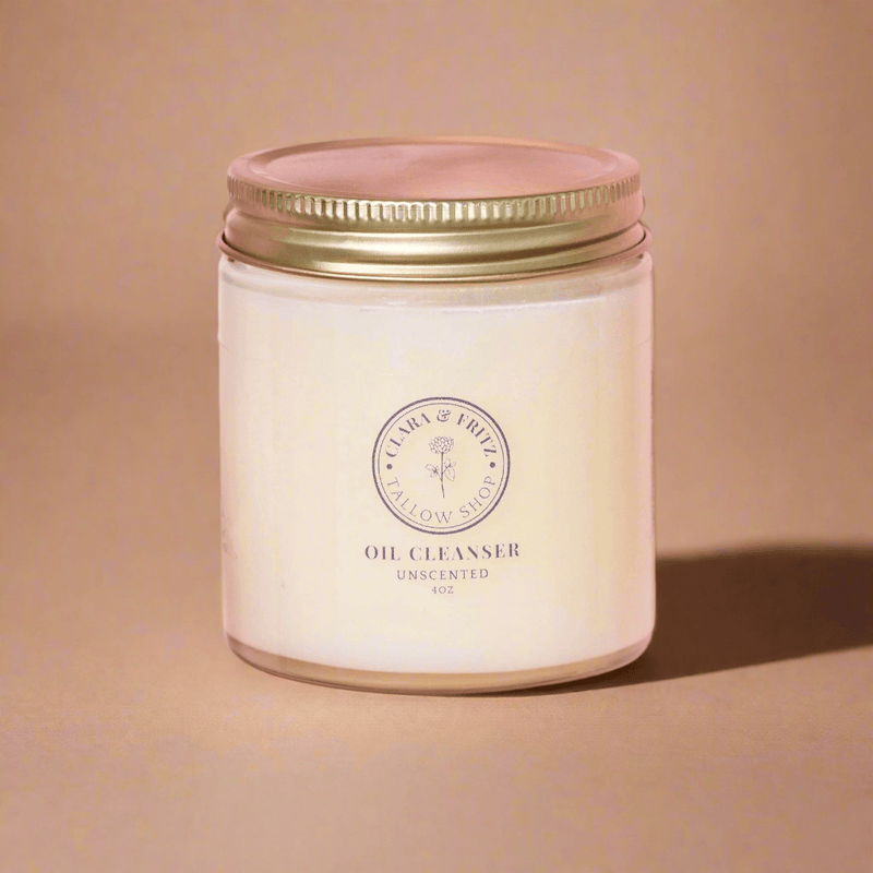 Clara & Fritz Tallow Shop Facial Cleansers Unscented 4 oz Clara & Fritz Tallow-Based Oil Cleanser