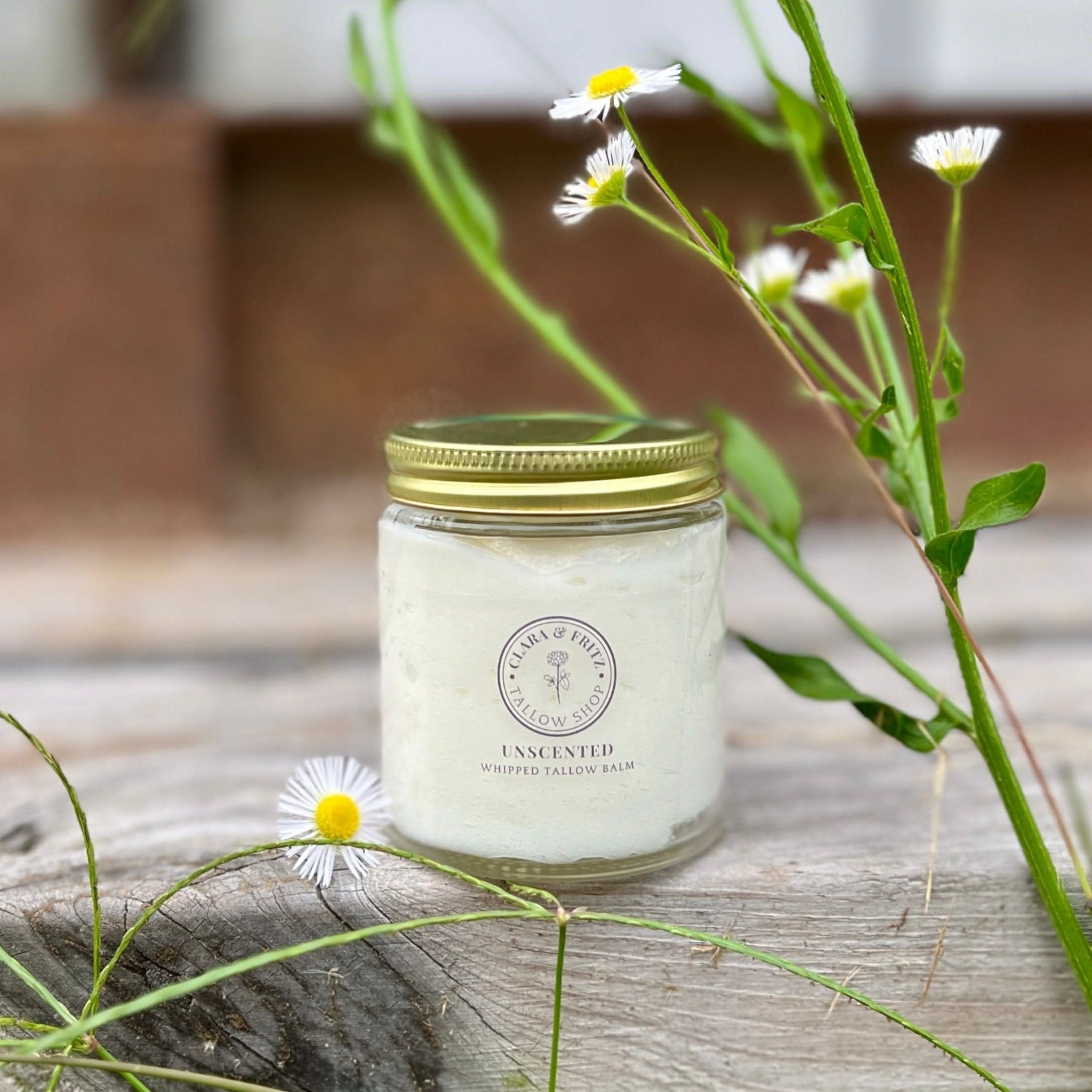 Clara &amp; Fritz Tallow Shop Lotion &amp; Moisturizer Clara &amp; Fritz Unscented Whipped Tallow Balm (unlisted)