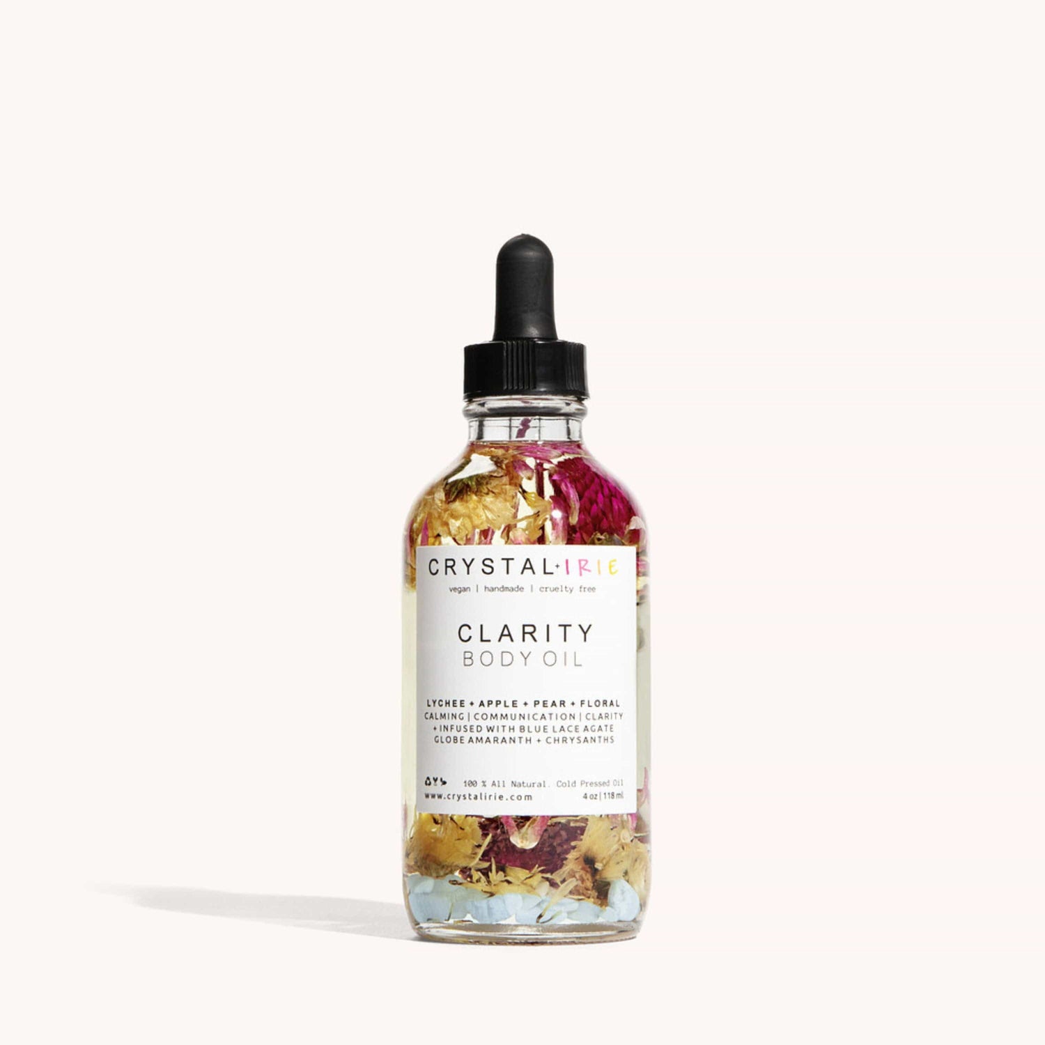 Crystal Irie Body Oil 4 oz-Most Popular ⭐️ Clarity Body Oil
