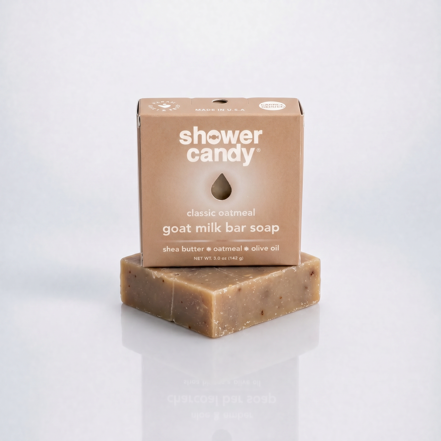 Classic Oatmeal Goat Milk Soap Bar | Shower Candy