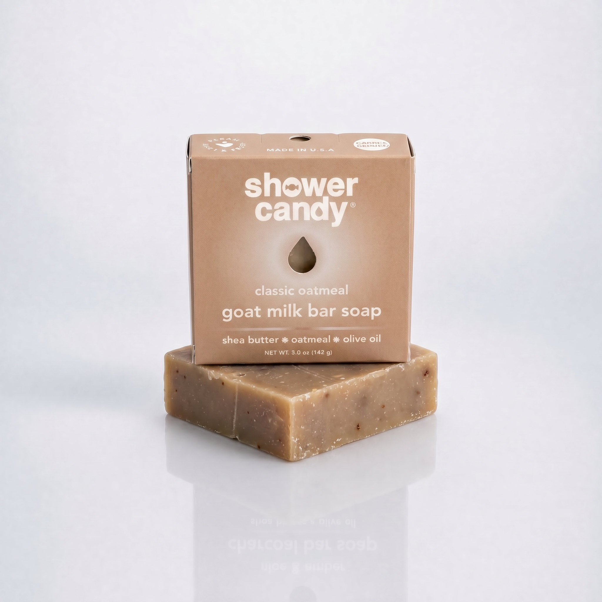 Classic Oatmeal Goat Milk Soap Bar | Shower Candy