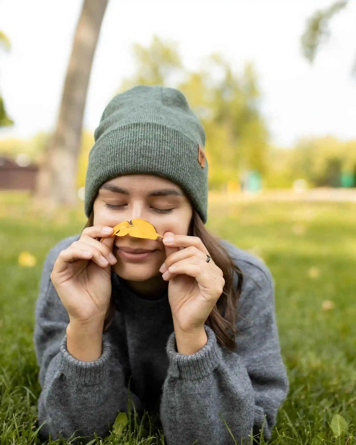 Classic Cuffed Beanie, Forest Green