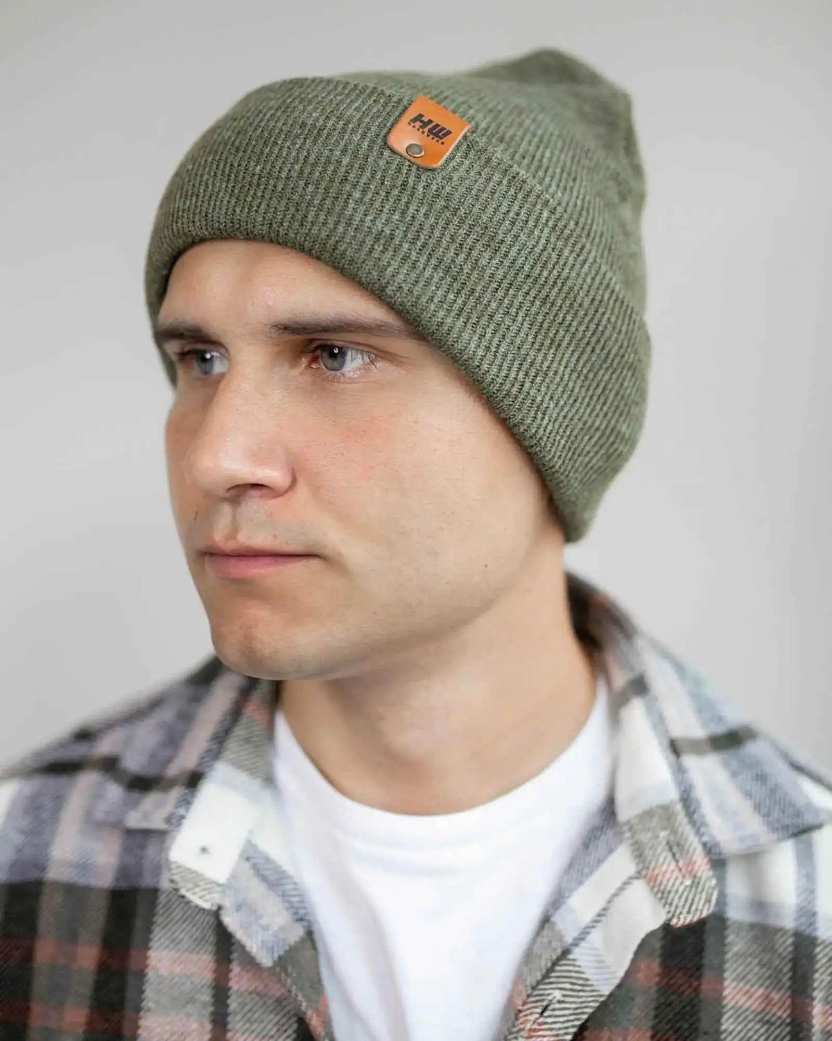 Classic Cuffed Beanie, Forest Green