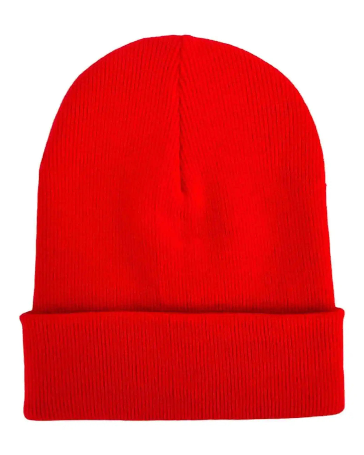 Classic Cuffed Beanie, Scarlet Red