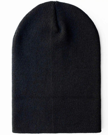 Classic Silent Cuffed Beanie, Midnight Black