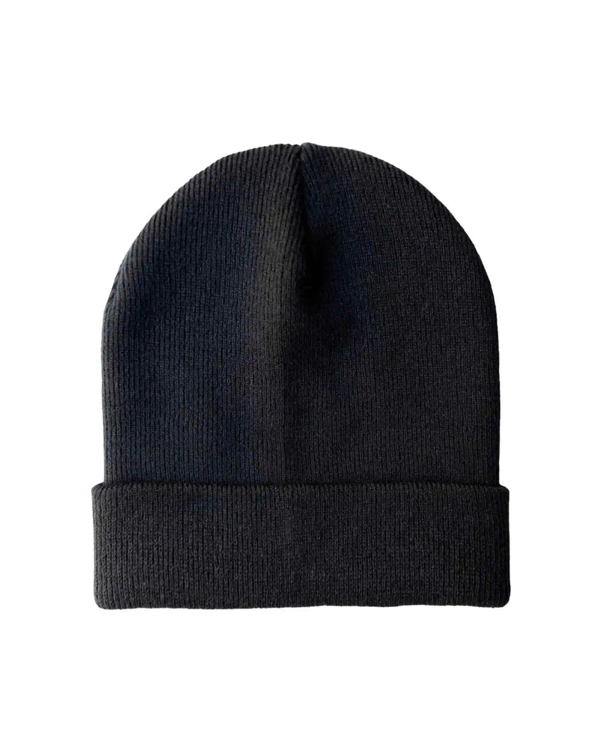 Classic Silent Cuffed Beanie, Midnight Black