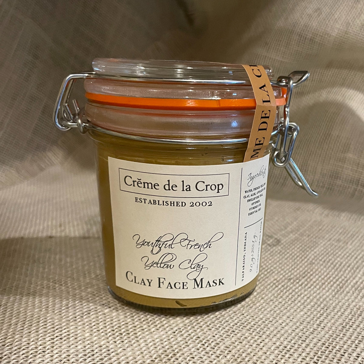 Face Mask - "Youthful" French Yellow Clay (Frankincense)