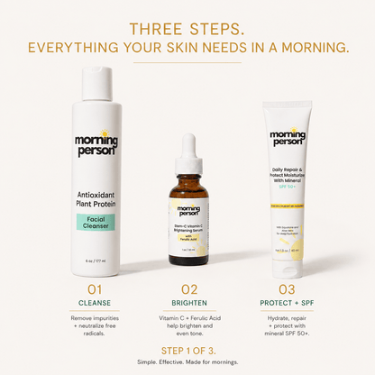 Morning Person Beauty Cleanser Morning Person Antioxidant Plant Protein Face Cleanser