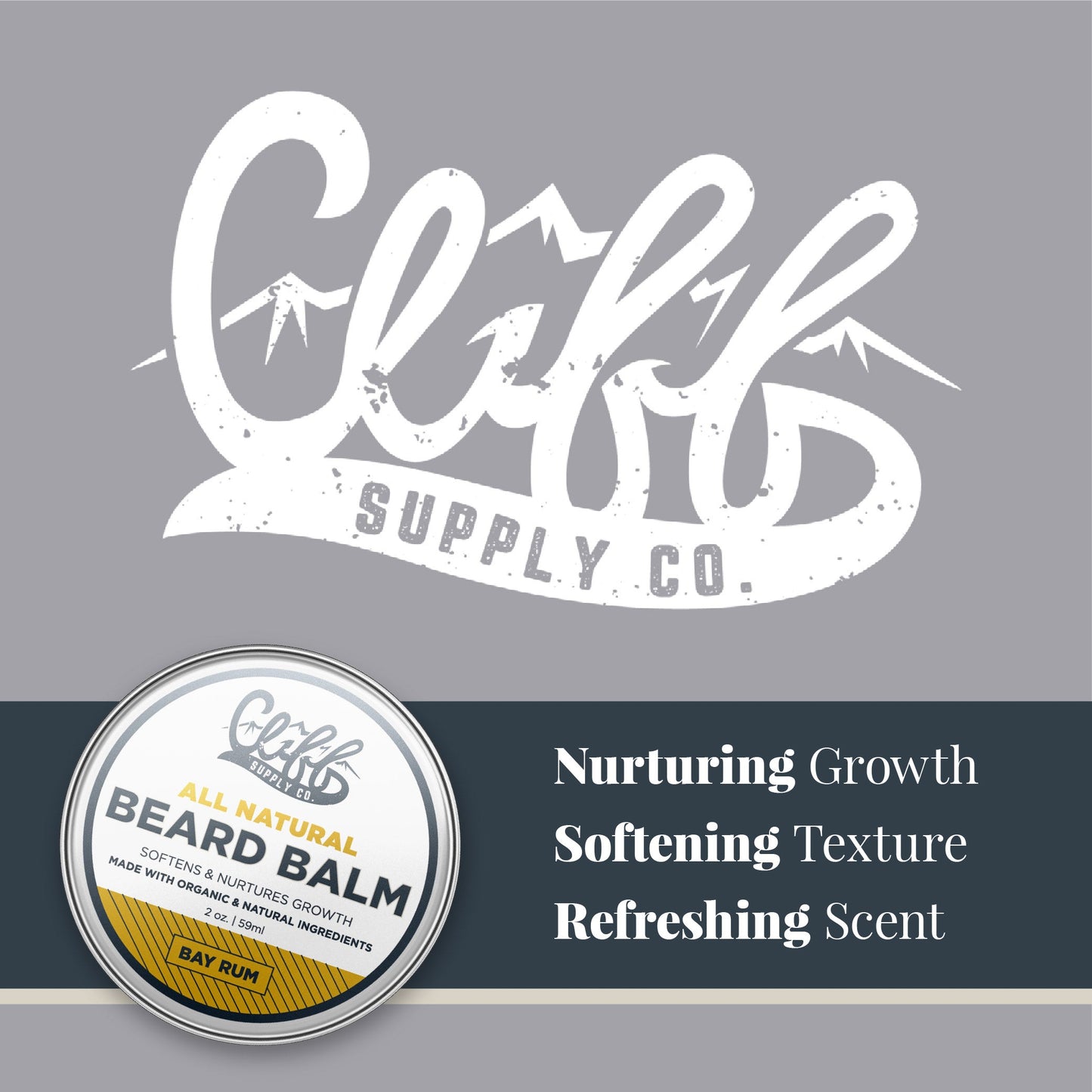 Beard Balm Puck - Bay Rum - My American Goods