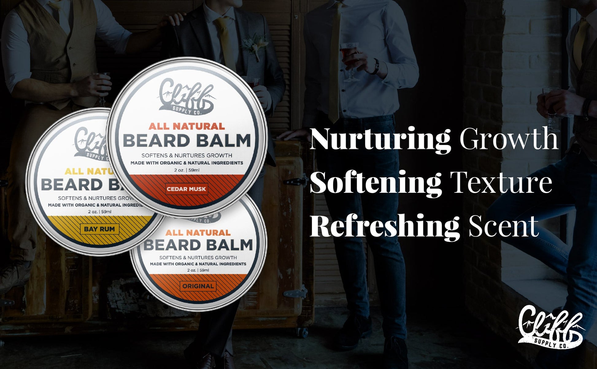 Beard Balm Puck - Bay Rum - My American Goods