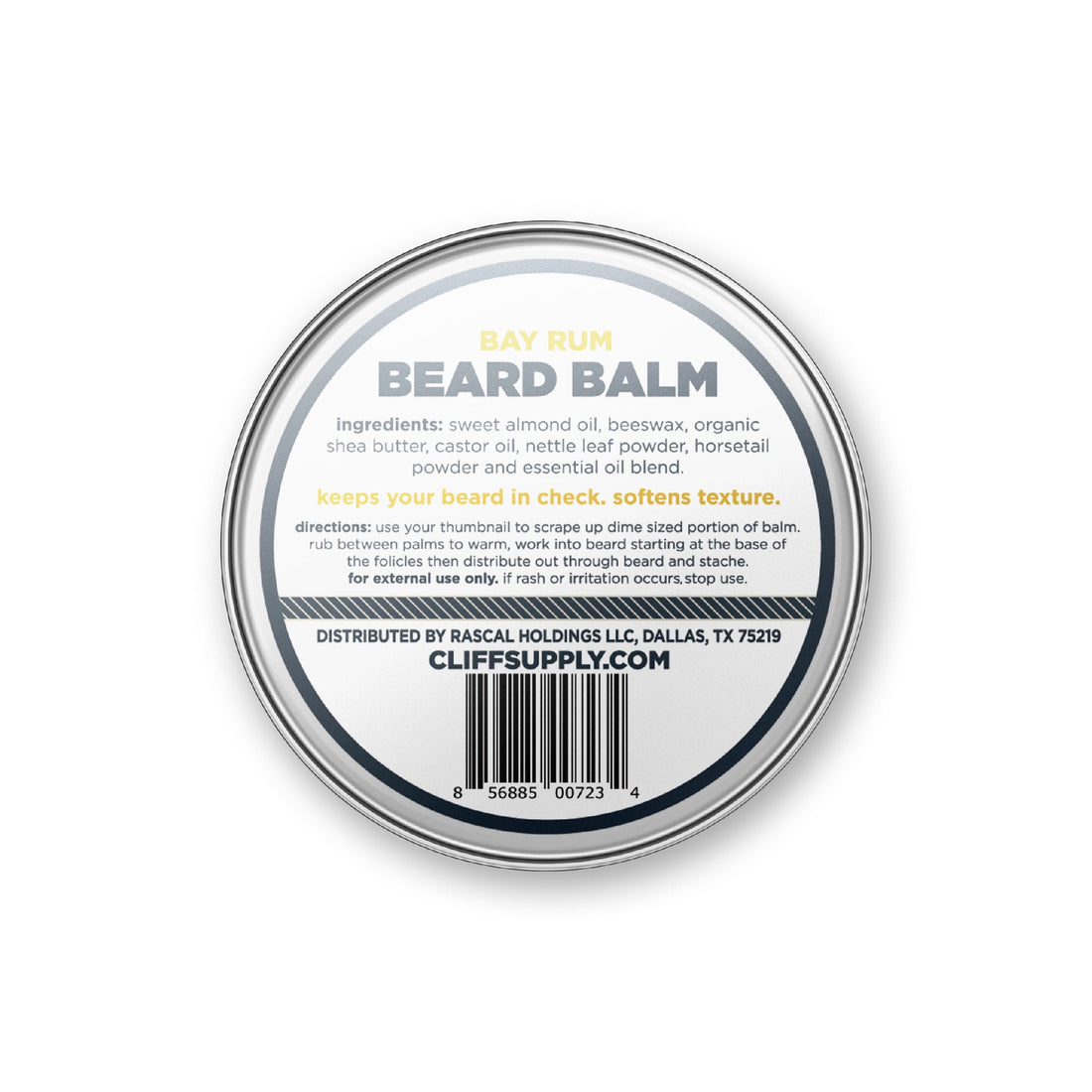 Beard Balm Puck - Bay Rum - My American Goods
