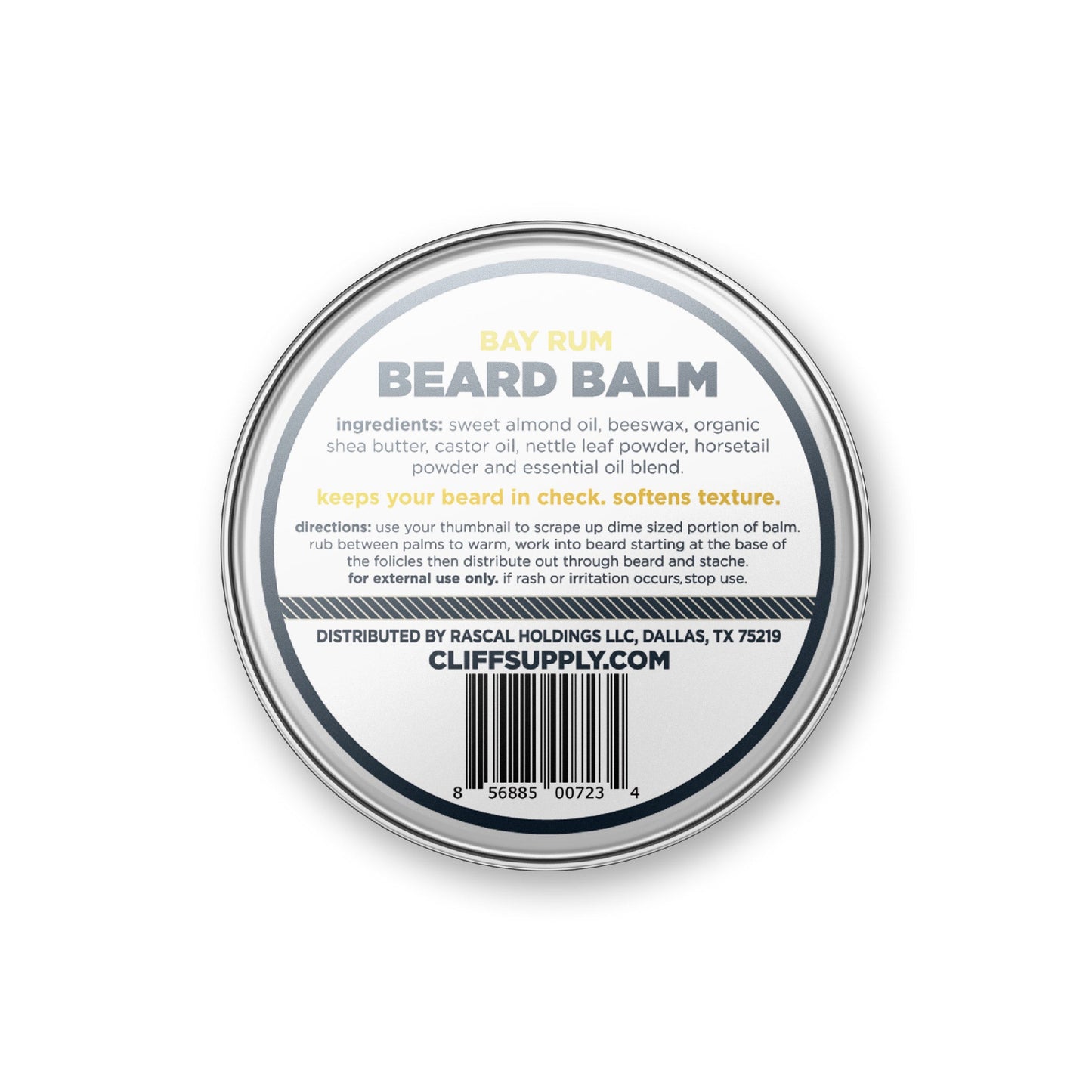 Beard Balm Puck - Bay Rum - My American Goods