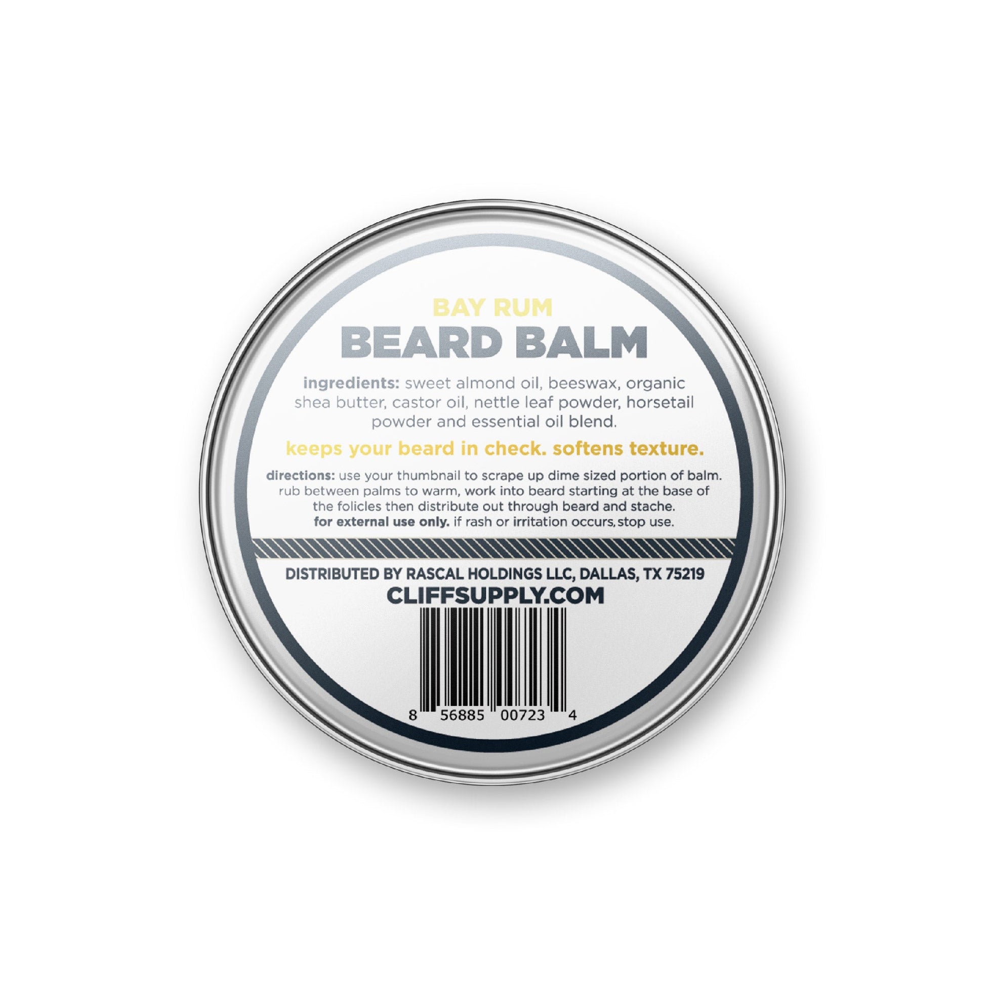 Beard Balm Puck - Bay Rum - My American Goods