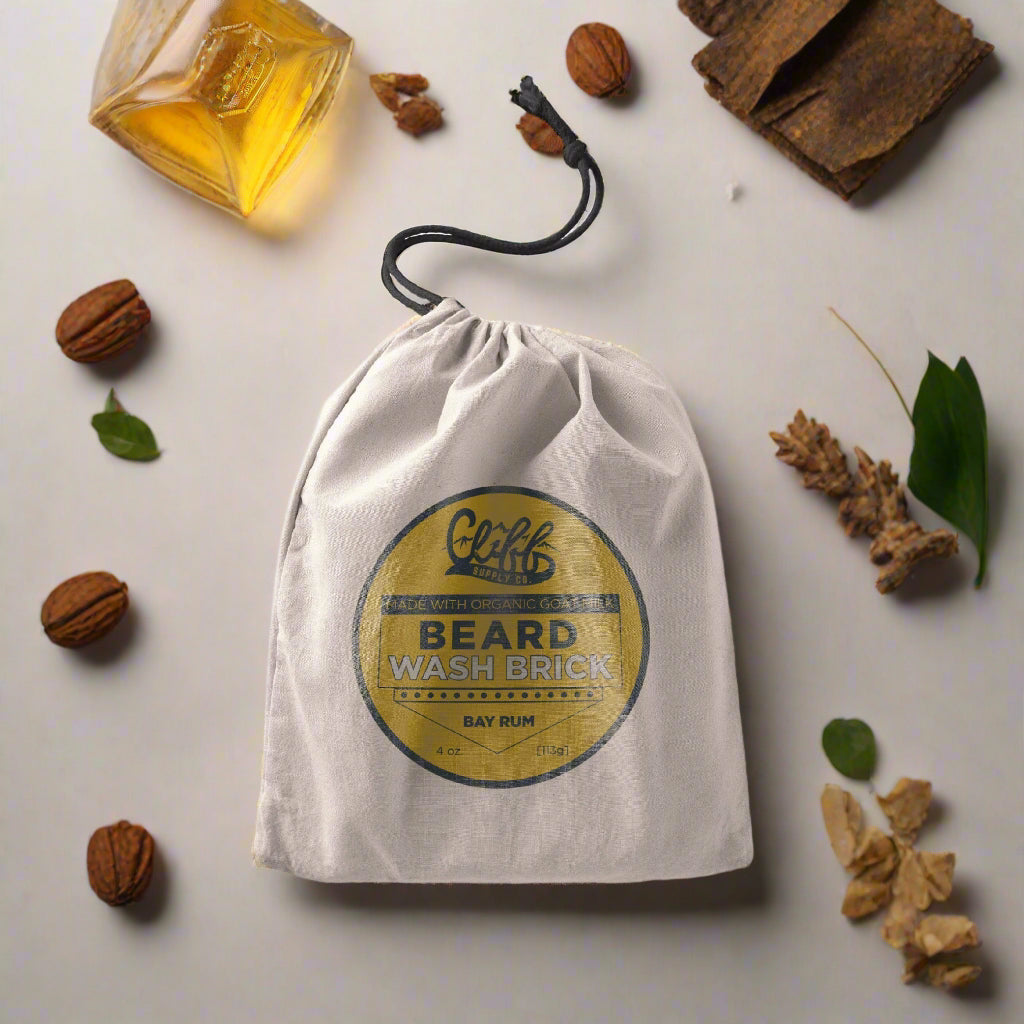 Beard Wash Brick - Bay Rum by Cliff Supply - My American Goods