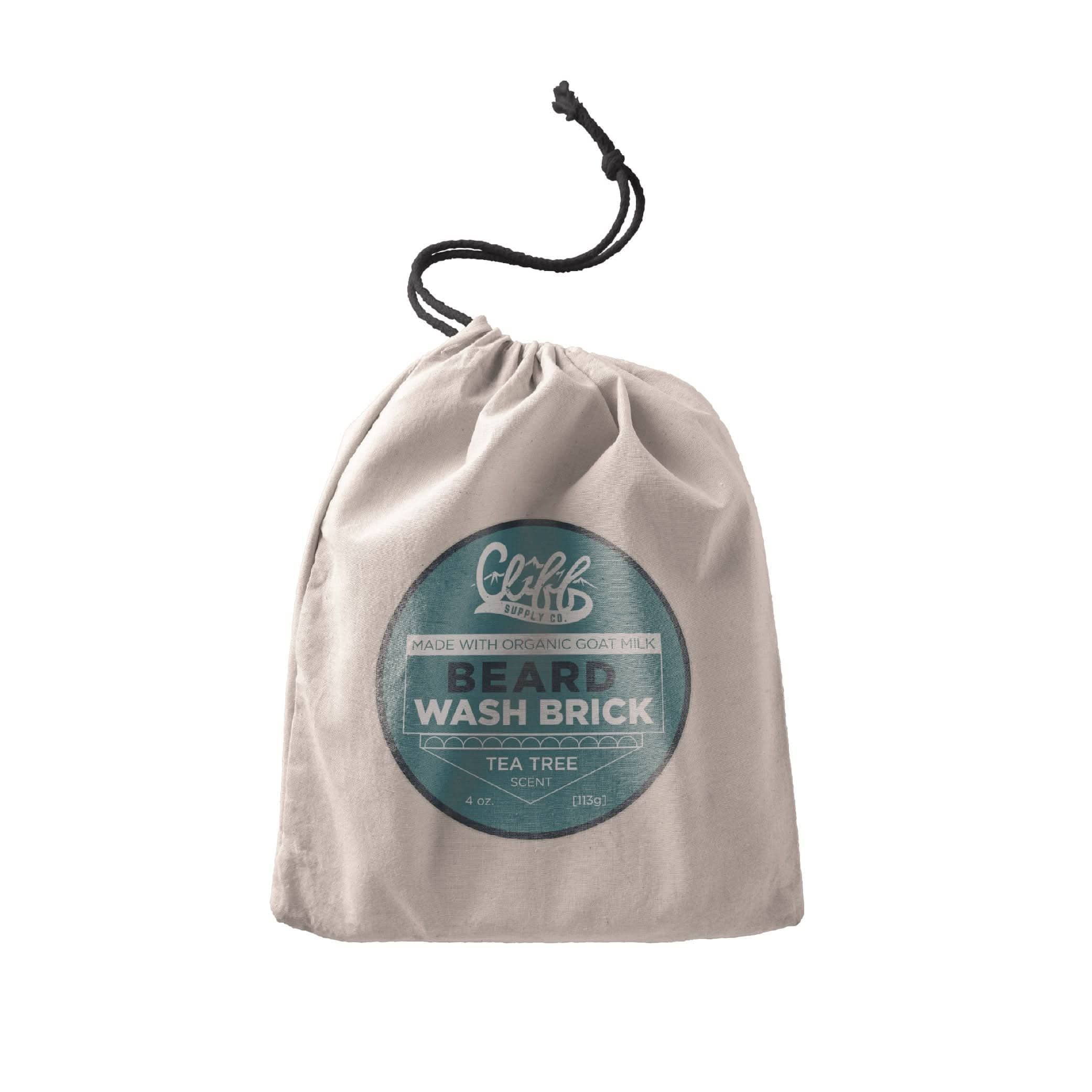 Cliff Supply Beard Wash Brick 00856885007289 Beard Wash Brick - Tea Tree