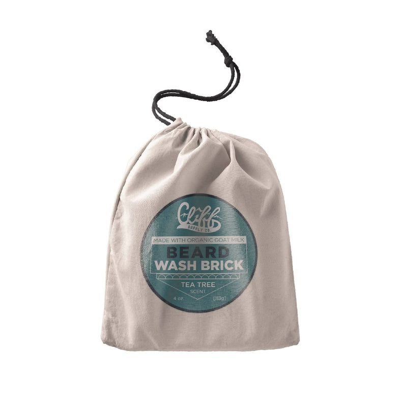 Cliff Supply Beard Wash Brick 00856885007289 Beard Wash Brick - Tea Tree