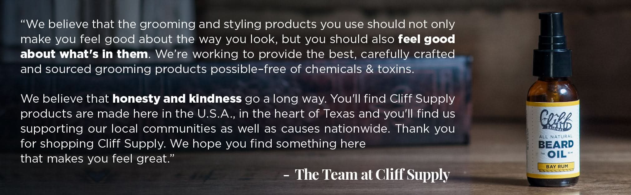 Cliff Supply Beard Oil Beard Oil - Bay Rum