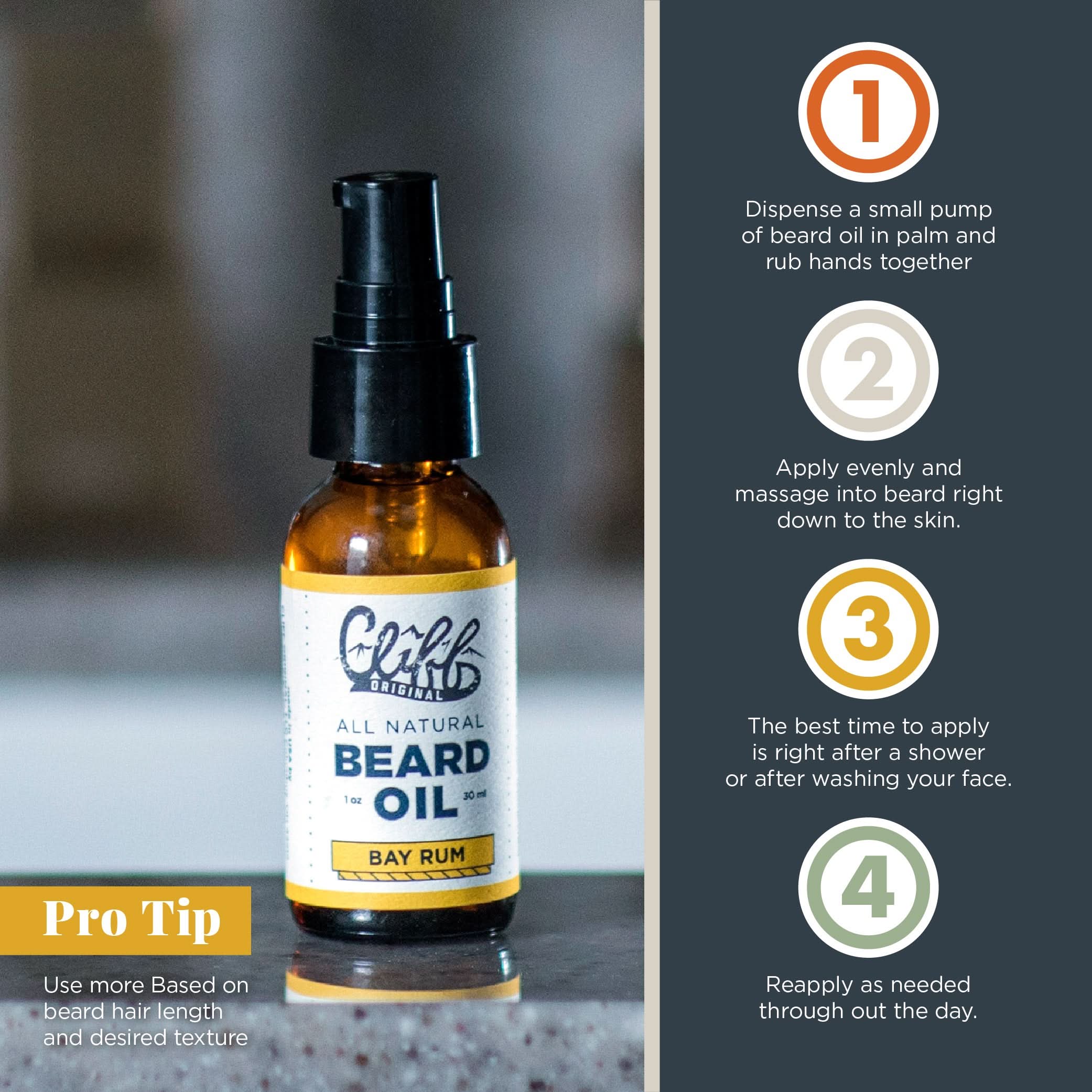 Cliff Supply Beard Oil Beard Oil - Bay Rum