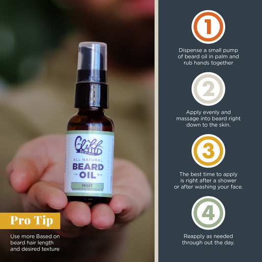 Beard Oil - Mint - My American Goods
