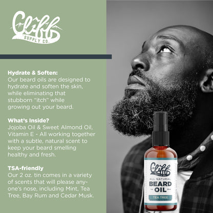 Beard Oil - Tea Tree - My American Goods