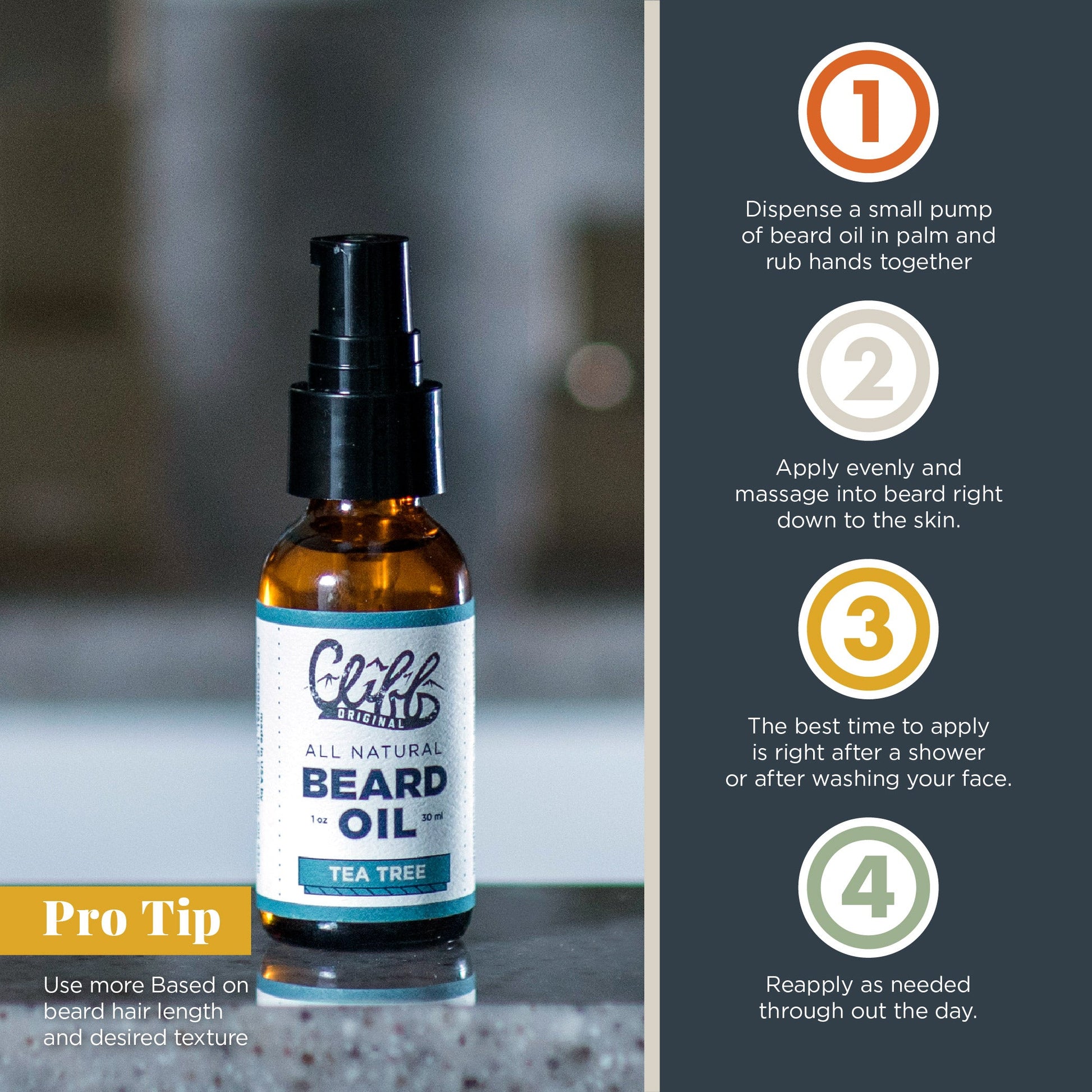 Beard Oil - Tea Tree - My American Goods