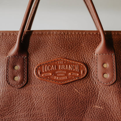 The Local Branch Leather Caravan Bag Weekender - USA Made