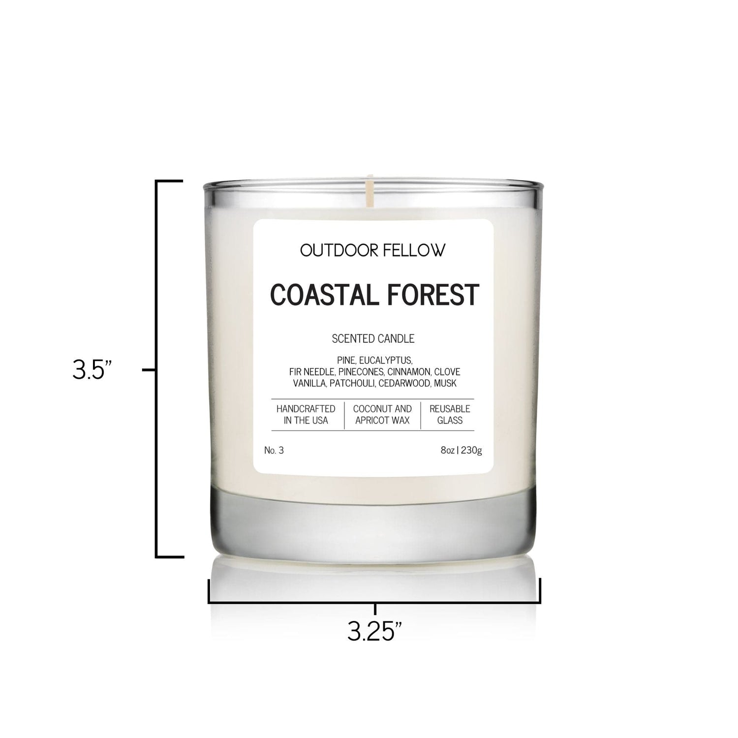 Outdoor Fellow Candles Coastal Forest Scented Candle