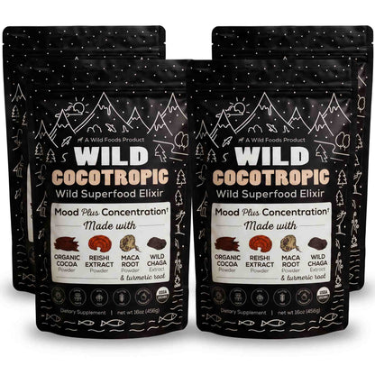 CocoTropic, 32 servings – Organic Mushroom Mix for Energy &amp; Focus