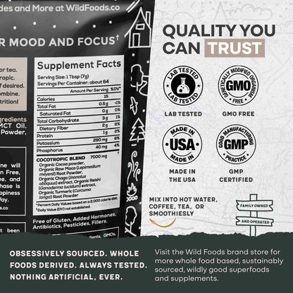 CocoTropic, 32 servings – Organic Mushroom Mix for Energy &amp; Focus - My American Goods